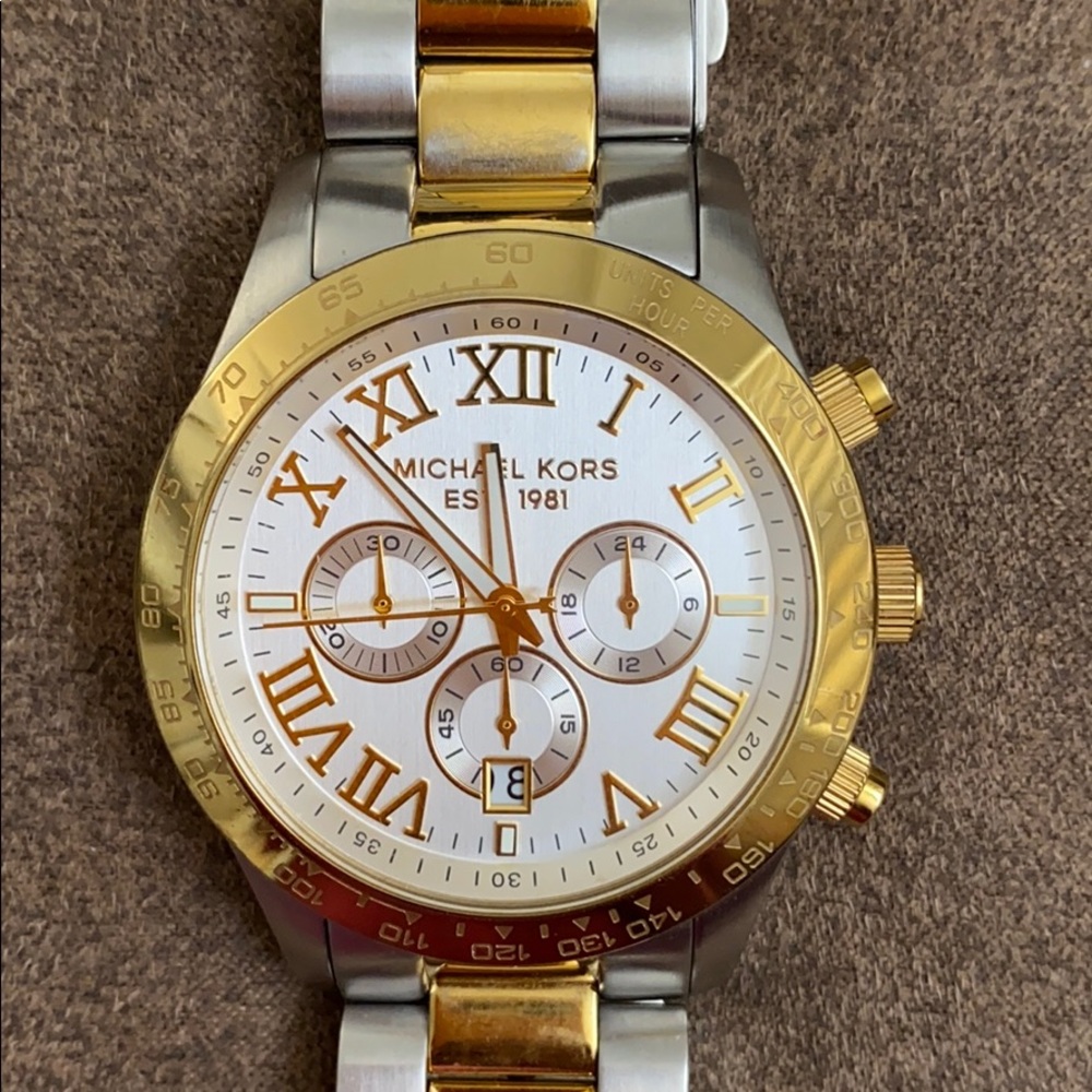 Michael Kors gold & silver watch!
